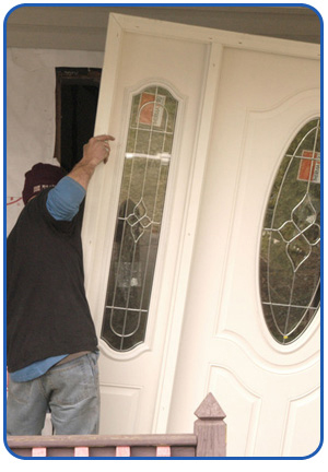 Repairing a Glass Door in Silver Spring, MD